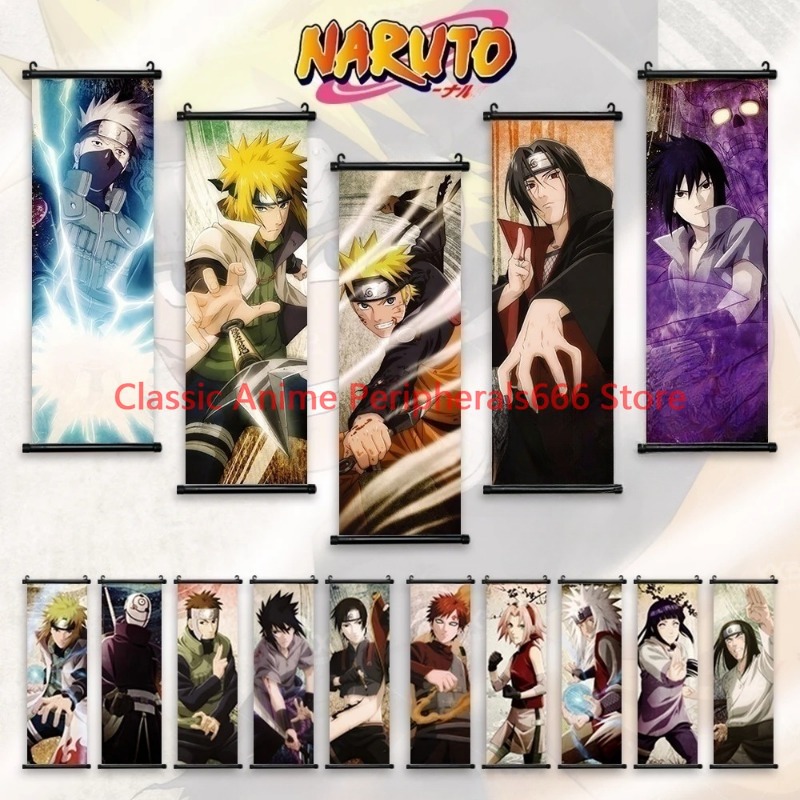 Home Bar Setup - Pintura colgante de Naruto para decoración