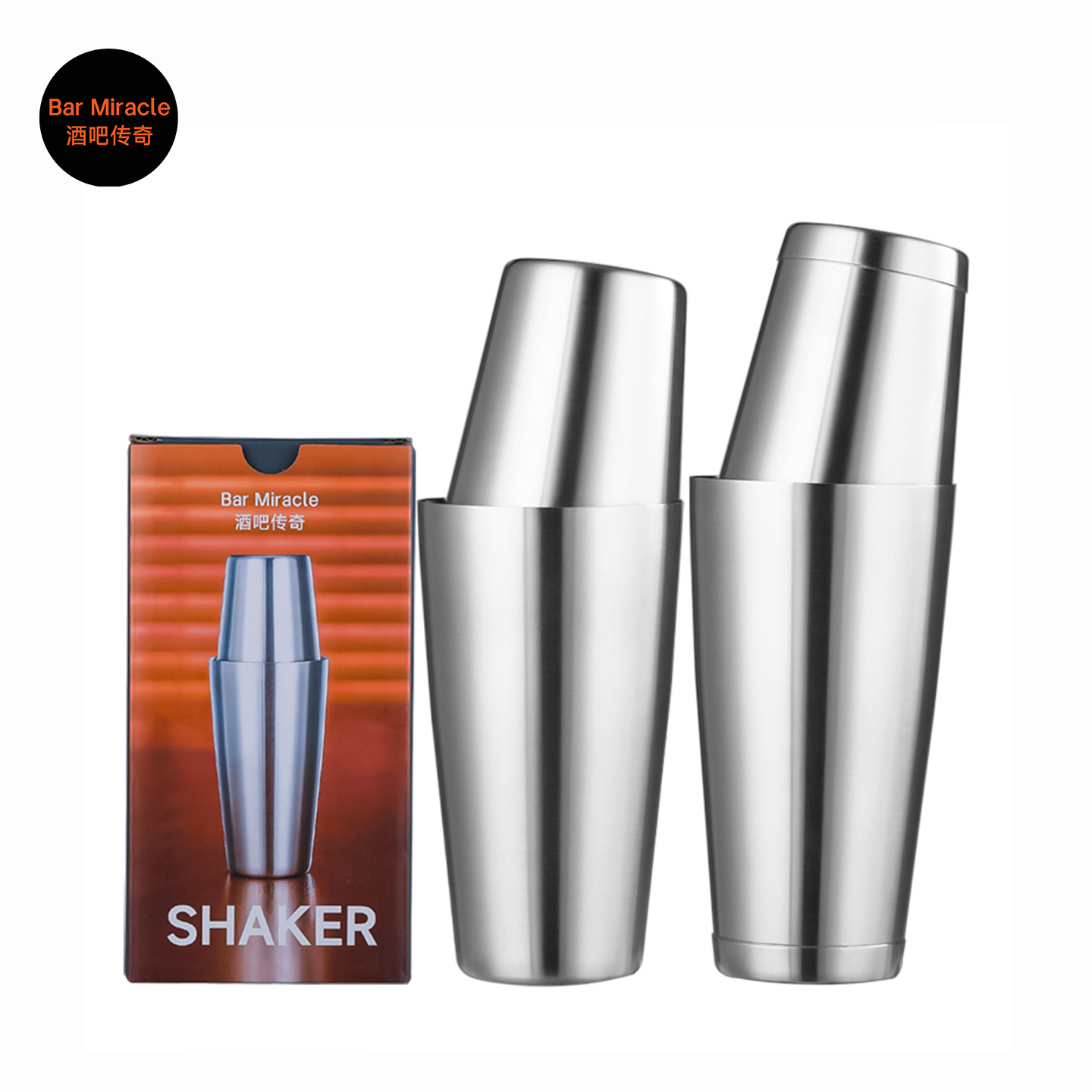 Boston Shaker Set - Bar Miracle 304 coctelera Boston de
