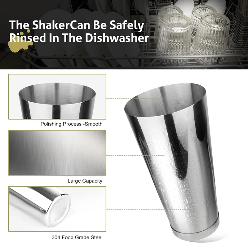Juego de Coctelera Boston de 1 - Boston Shaker Set reseña y precio