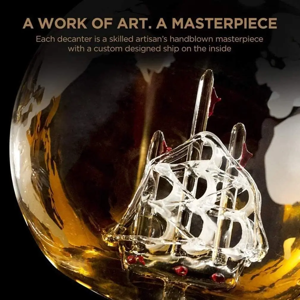 NANCIHUI decantador de vidrio  - Decanter Globe Set reseña y precio