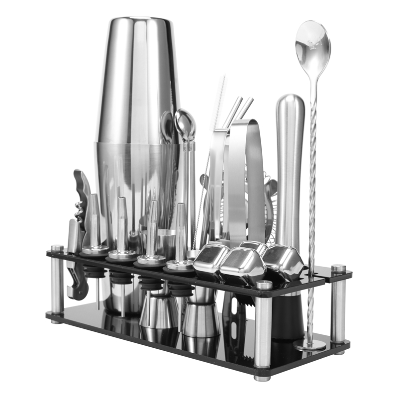 Juego de coctelera, kit de bar - Boston Shaker Set reseña y precio