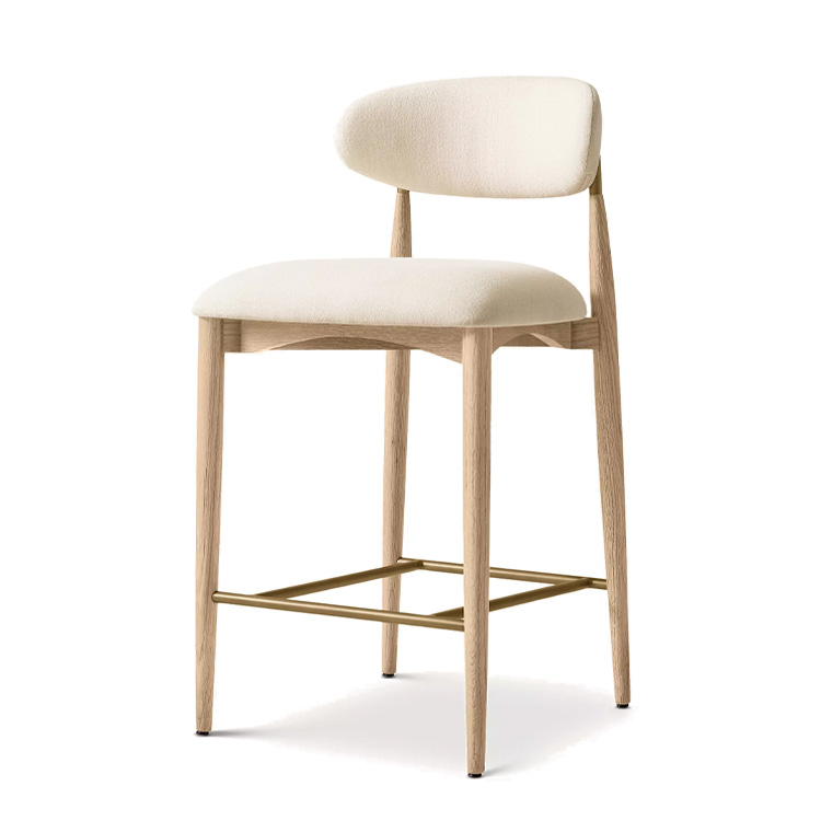 Taburetes de madera de tela nó - Home Bar And Counter reseña y precio