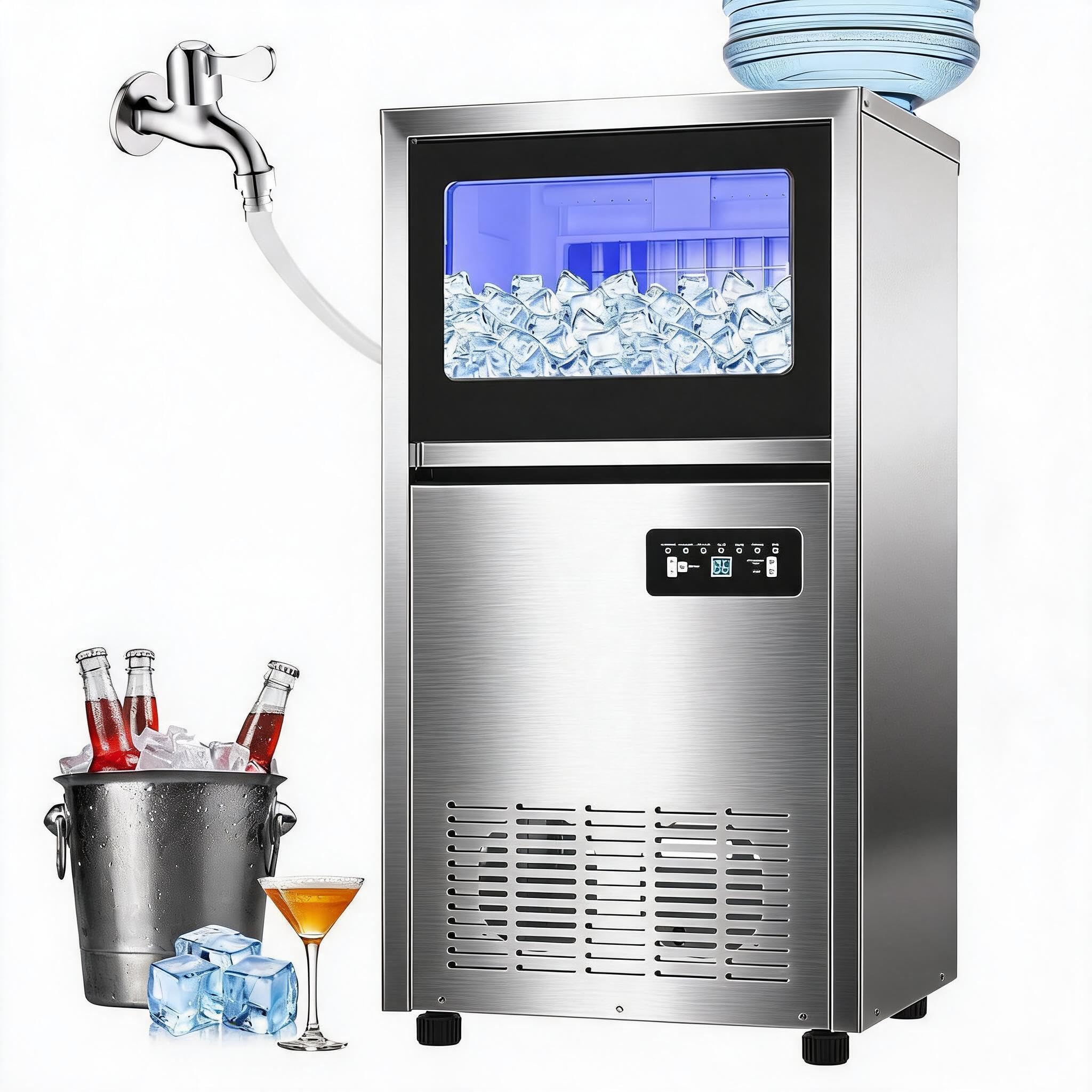 Máquina de Hielo Comercial de  - Home Bar And Counter reseña y precio