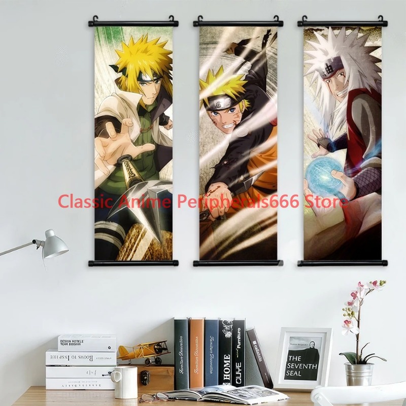 Pintura colgante de Naruto par - Home Bar Setup reseña y precio