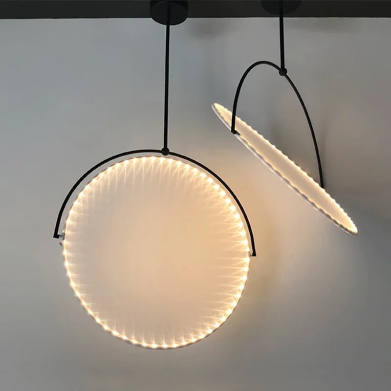 Lámpara Colgante LED de Tela A - Home Bar And Counter reseña y precio