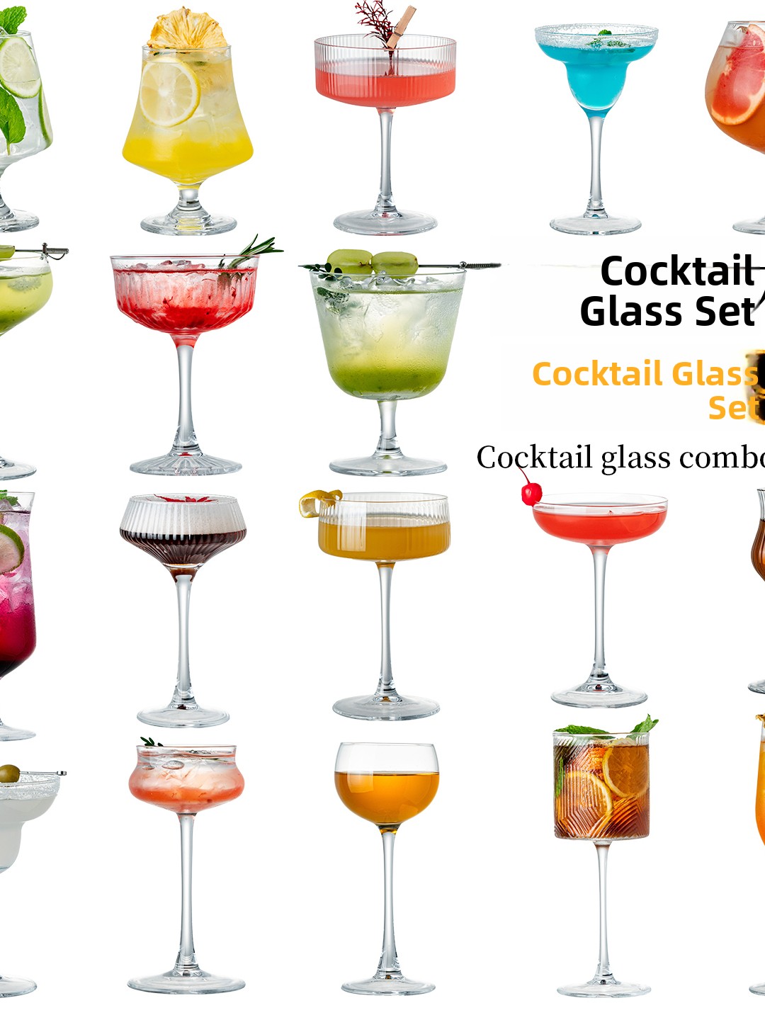 Juego de Vasos de Cristal Prem - Highball Glass Set reseña y precio