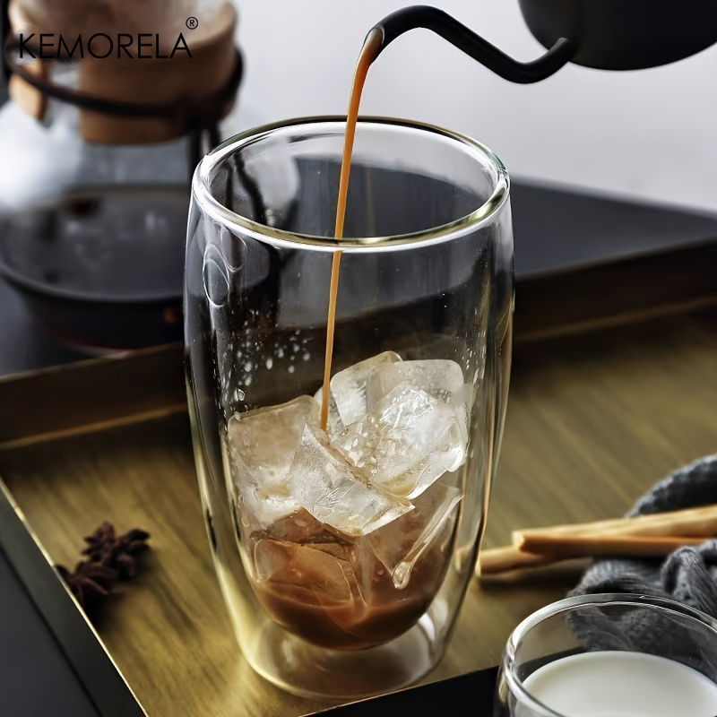 Taza de vidrio de doble pared  - Highball Glass Set reseña y precio